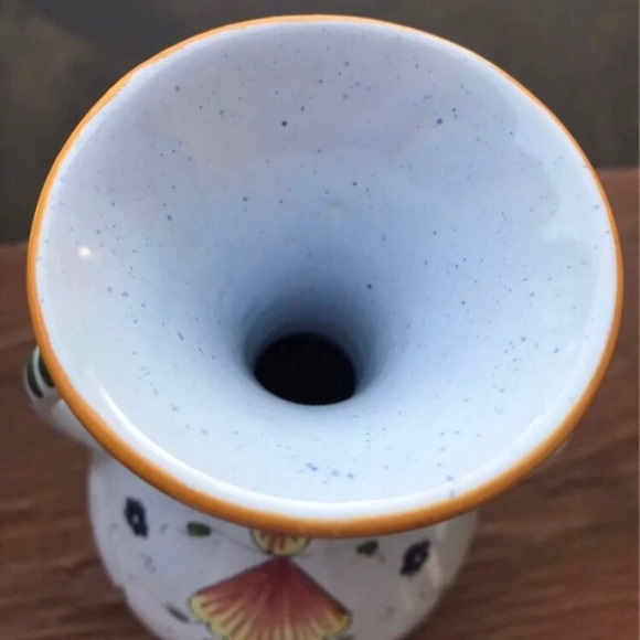 R. TION French Vase Ceramic Spring Multicolor NEW home art Summer/Fall GIFT! - Picture 8 of 9